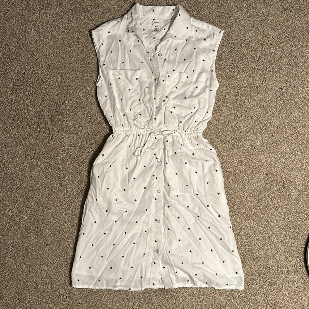 Japna blue and white star dress XS (2)
